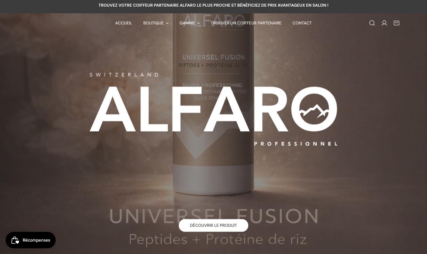 Alfaro Care - site internet réalisé par MB Media Group